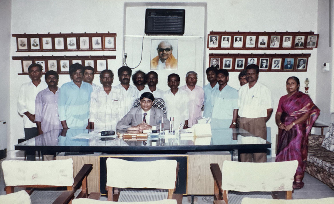Prof. B. Premkumar as Dean of MMC with his Dean Office staff